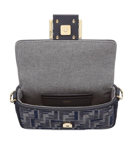 Fendi Blue Dark Ff Chenille Bag