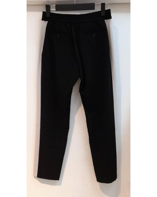 Max Mara Black Drawstring Casual Pants