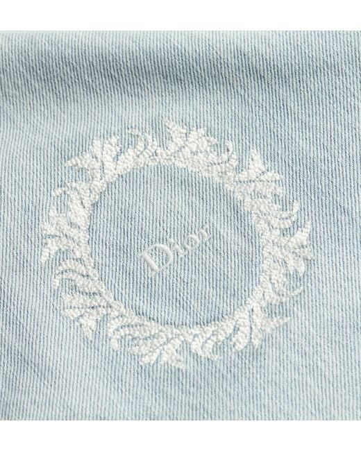 Dior Blue Short-Sleeved Shirt for men