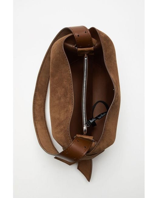Acne Brown Musubi Midi Bag
