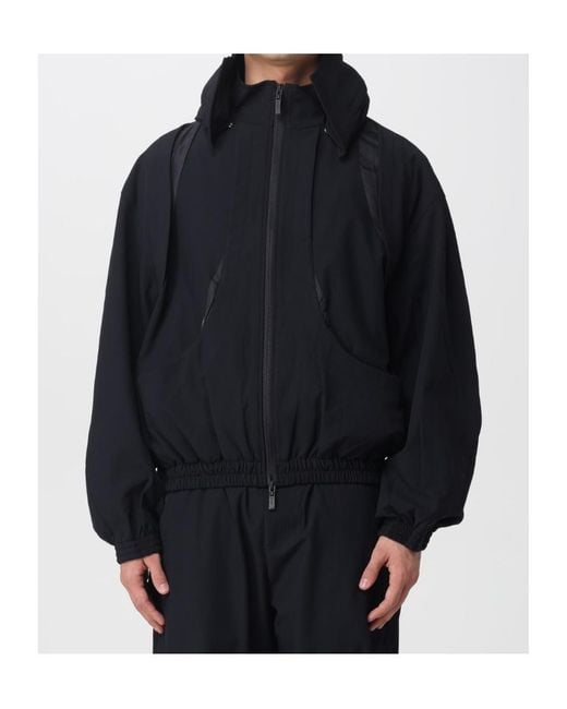 Adererror Black Long-Sleeved Zip-Up Jacket for men