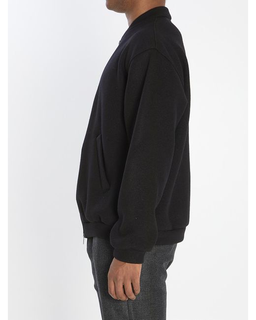 Barena Black Gabier Bomber Jacket for men