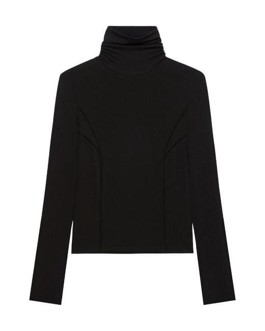 Givenchy Black Turtleneck Knit Jumper