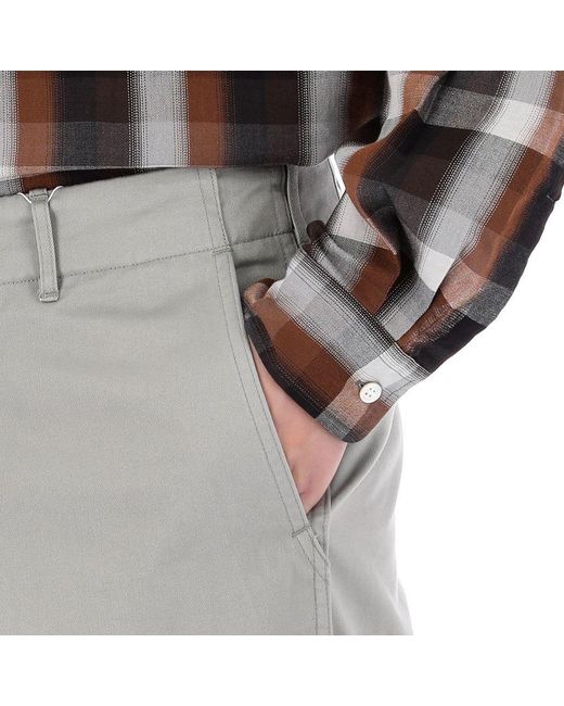 Nanamica Gray Casual Pants With Belt Loops for men
