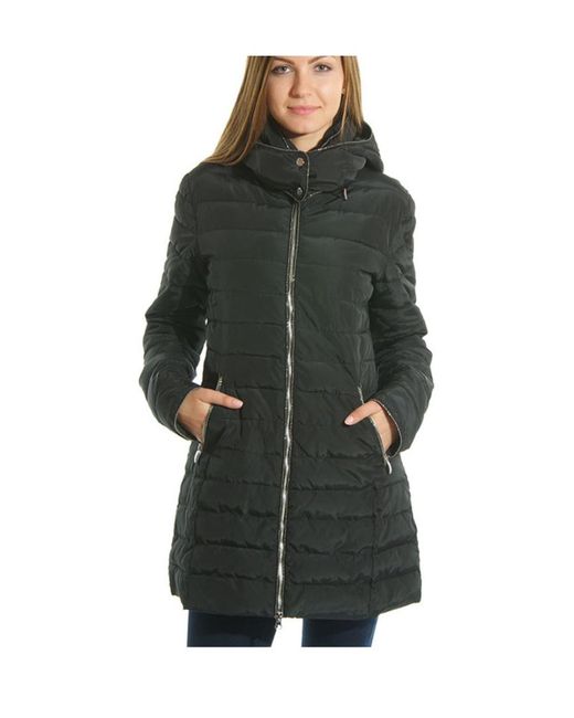 Armani Jeans Green Logo Hooded Down Jacket