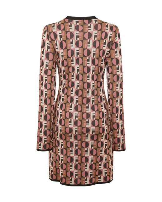 Fendi Brown Gentle Dress