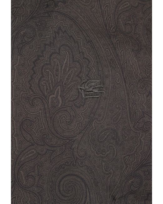 Etro Black Short-Sleeved T-Shirt for men