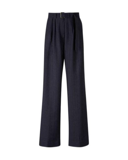 Dries Van Noten Blue Noble-Style Casual Trousers