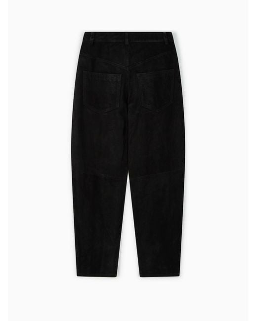 Isabel Marant Black Suede Trousers