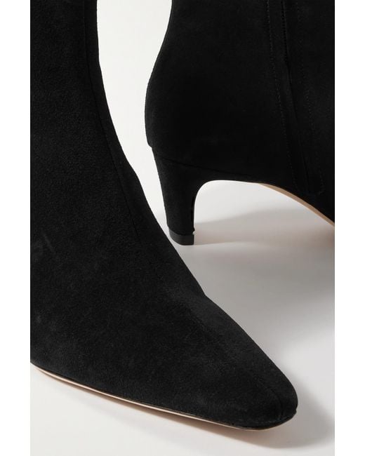 Staud Black Side Zipper Boots