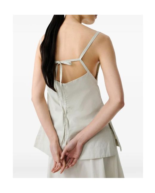 Studio Nicholson White Raddle Apron Top