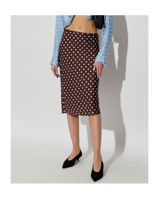 Posse Purple Leo Polka Dot Skirt