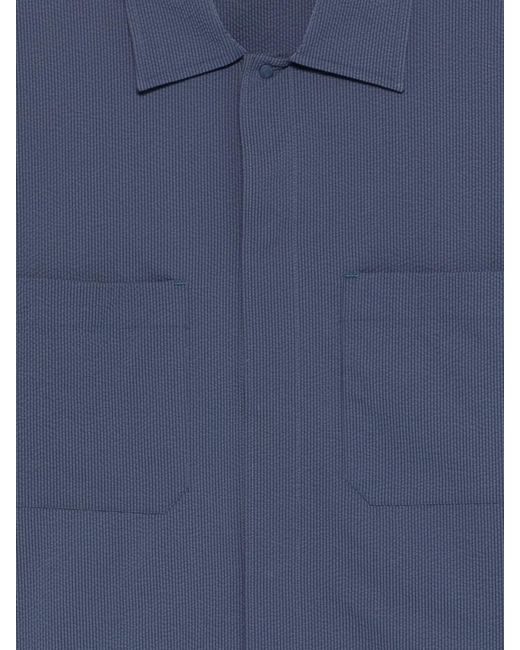 Herno Blue Pocket Shirt for men