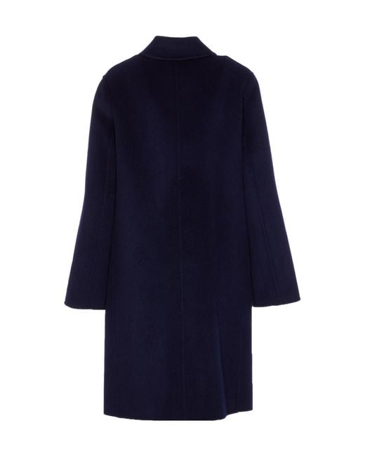Tory Burch Black Reversible Buttoned Coat