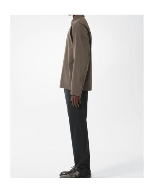 Veilance Gray Metry Shirt Ls for men