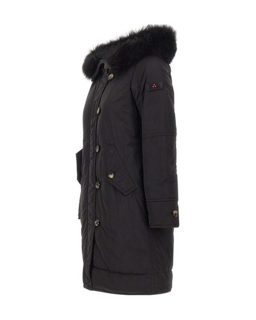 Peuterey Black Long-Sleeved Down Jacket