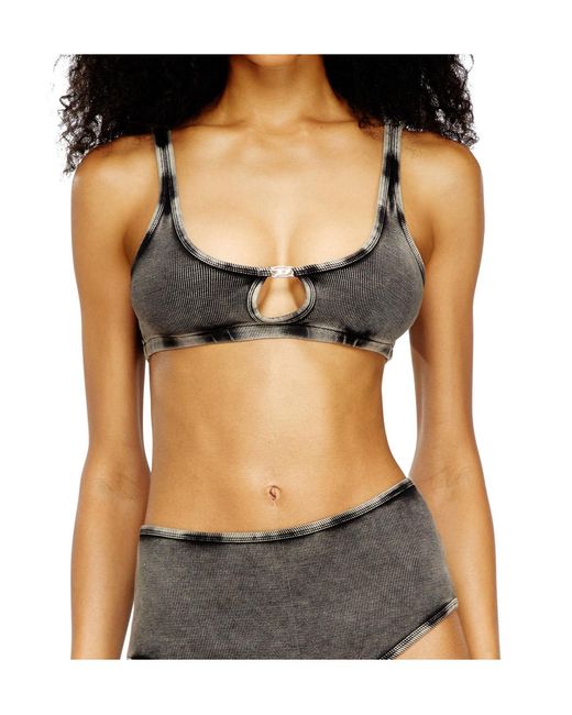 DIESEL Gray Florence-Dnm Oval D Soft Bra