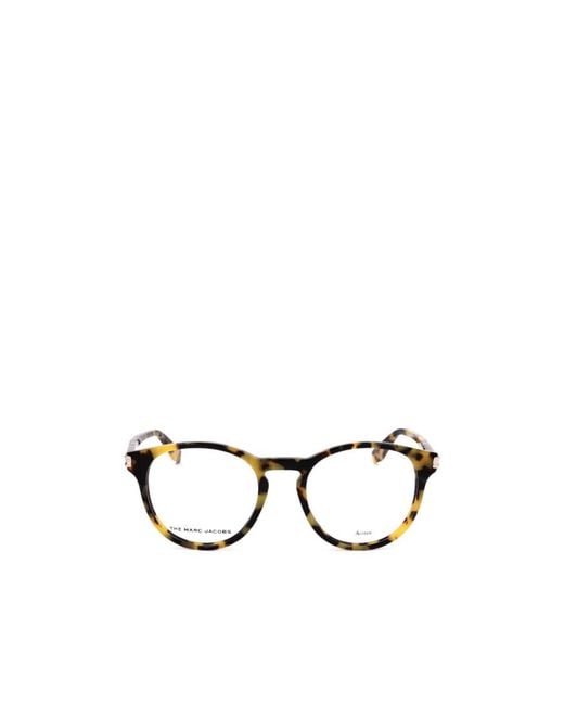 Marc Jacobs White Eyewear Round Frame Glassses for men