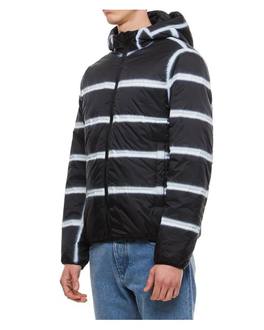 Givenchy Black Striped Puffer Jacket for men