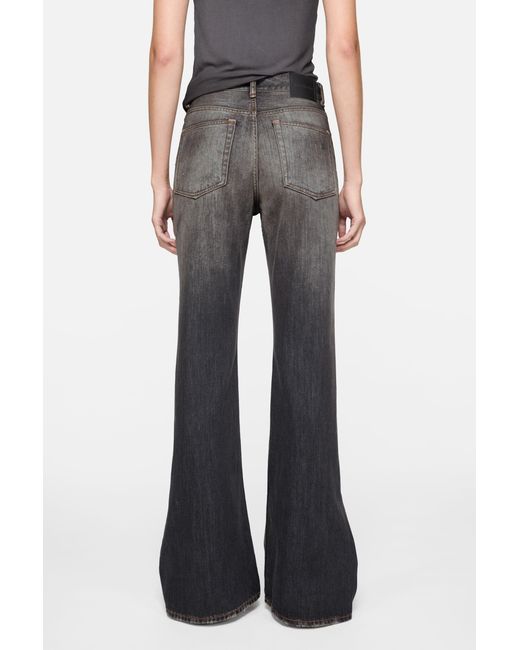 Acne Gray Logo-Patch Jeans