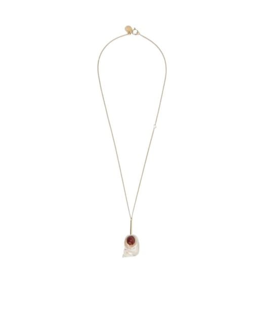 Loewe White Snail Necklace