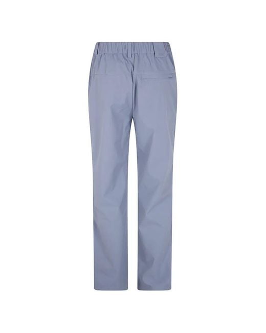 Rains Blue Casual Pants With Belt Loops