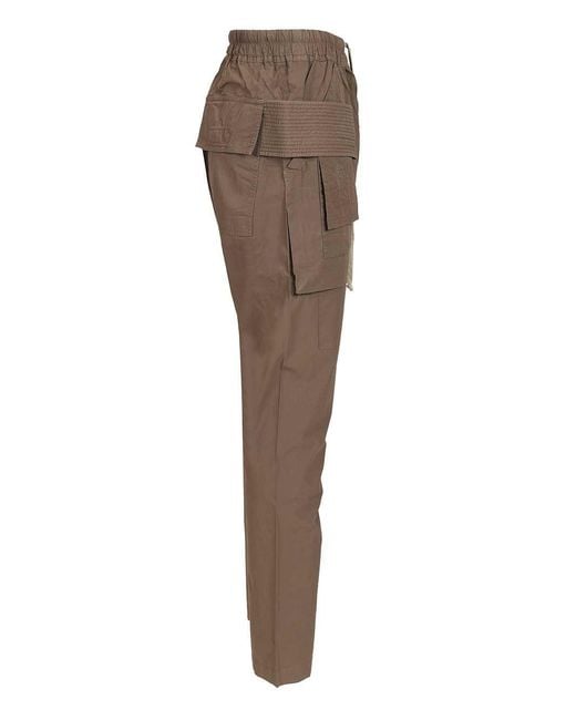 Rick Owens Gray Creatch Cargo Pants for men