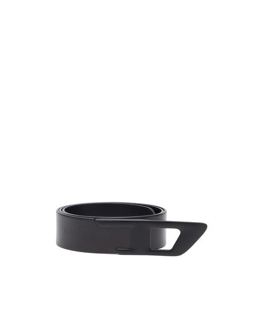 DIESEL White B-D 2.0 Buckled Belt for men