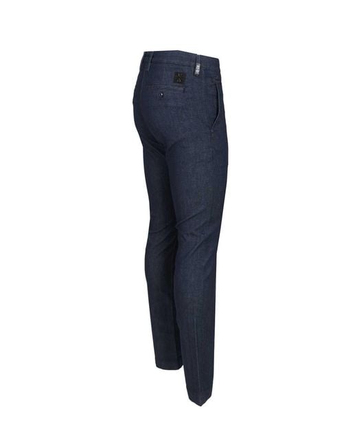 Jacob Cohen Blue Slim Fit Trousers for men