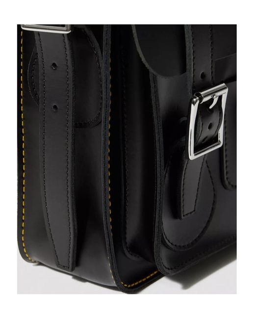 Dr. Martens Black 11 Inch Messenger Bag for men
