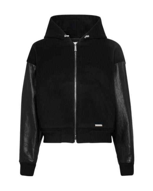 DSquared² Black Hooded Casual Jacket for men