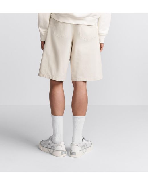 Dior Natural Homme Button Detailed Bermuda Shorts for men