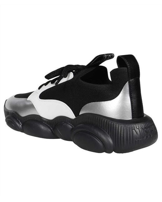 Moschino White Logo Sports Shoes for men