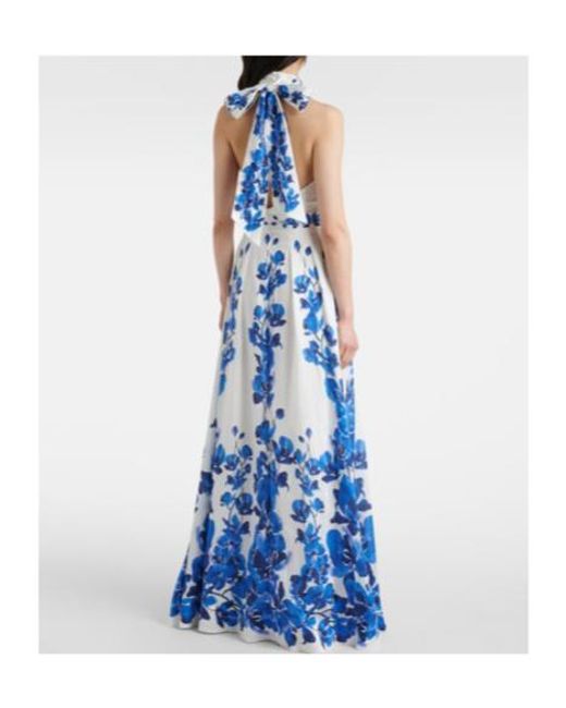 Rebecca Vallance Orchid Blues Floral Maxi Dress