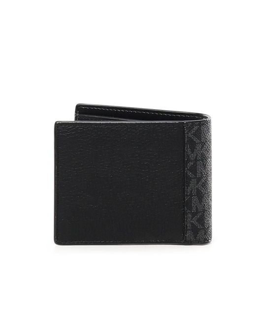 MICHAEL Michael Kors Black Logo Lettering Bi-Fold Wallet