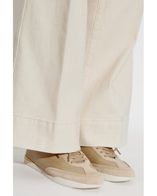 MICHAEL Michael Kors Natural Lace-Up Sneakers