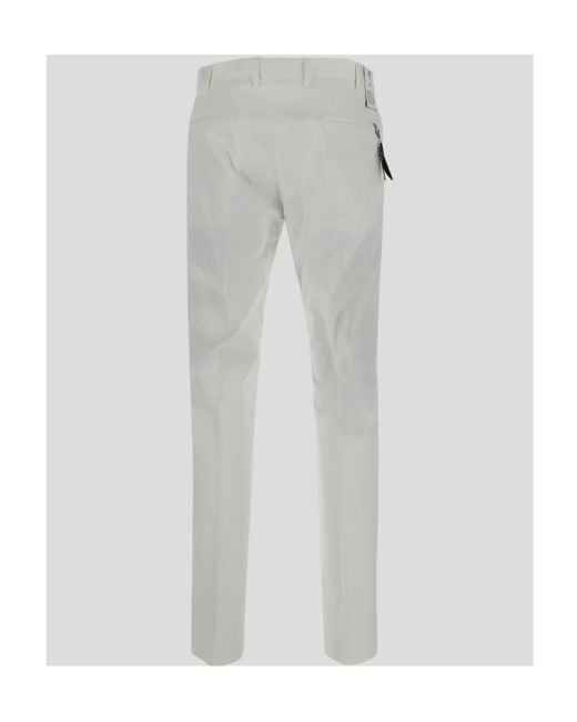 Pt Pantaloni Gray Pt Torino Slim Fit Pants for men