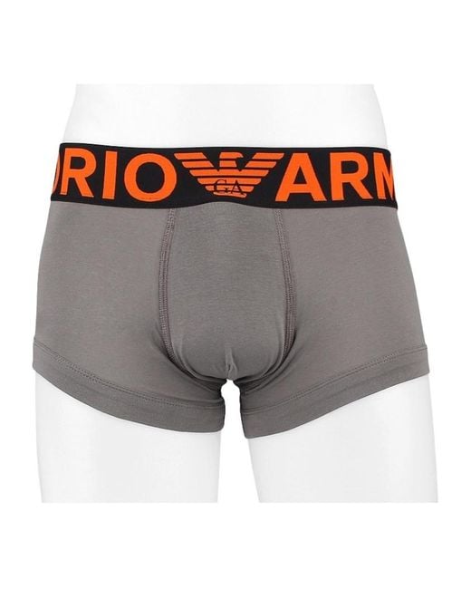 Emporio Armani Gray Logo Underwear for men