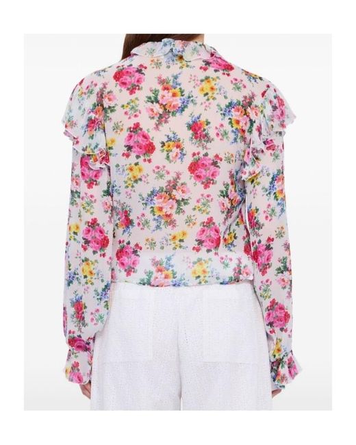 MSGM White Long Sleeve Shirt