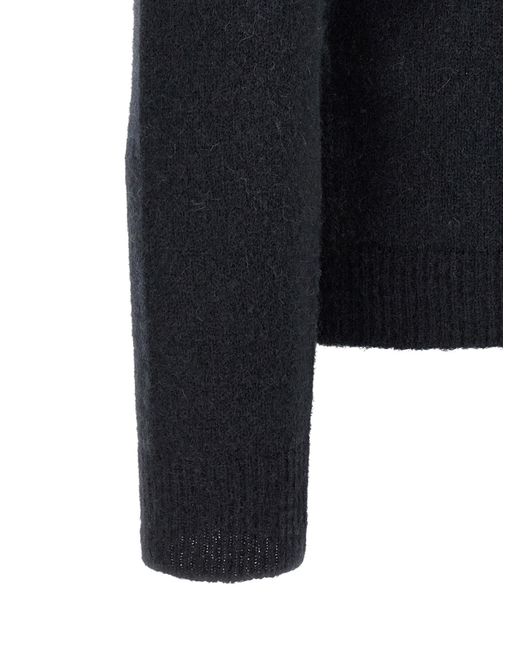 Roberto Collina Blue Hooded Sweater for men