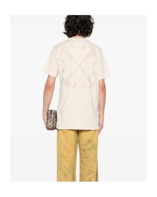 Off-White c/o Virgil Abloh White Arrows Emblem Cotton T-Shirt for men