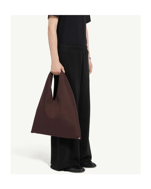 MM6 by Maison Margiela Black Wide-Leg Trousers for men