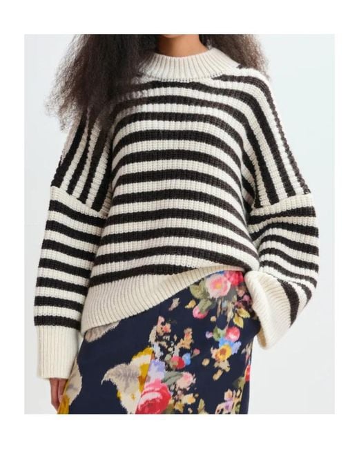 Essentiel Antwerp Black Jacquie Sweater