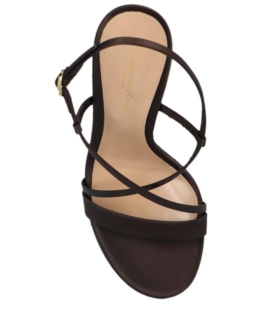 Gianvito Rossi Metallic Larisse Heeled Sandals