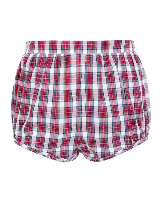 N°21 Red Checked Shorts