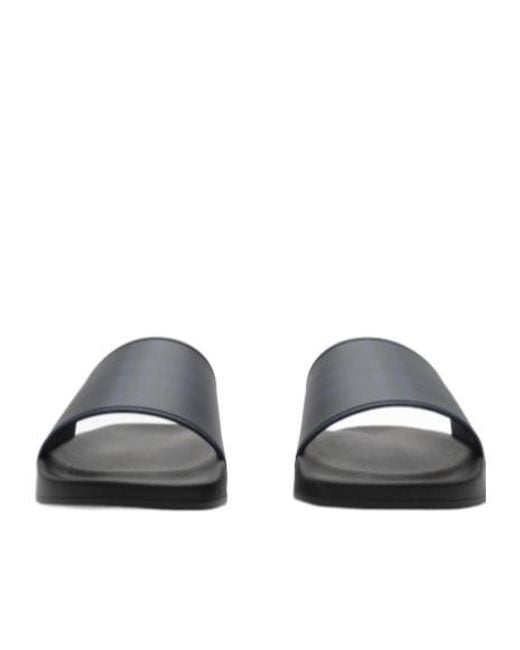 Burberry Multicolor Checked Slip-On Slides for men