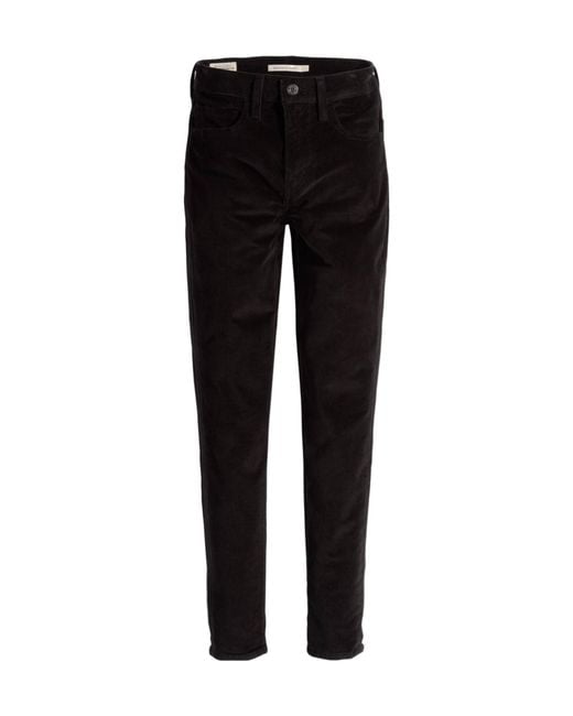 Levi's Black Cotton Trousers
