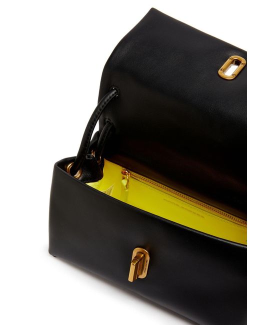 Marc Jacobs Black Flap Tote Bag