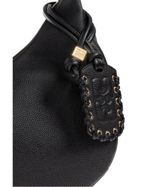 Ganni Black Zip-Up Medium Shoulder Bag