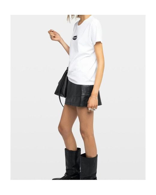 Zadig & Voltaire White Alys T-Shirt